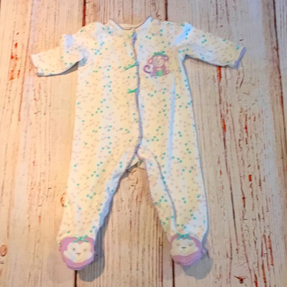 2 Little Me Footed Onesies Sleepers - Picture 5 of 9